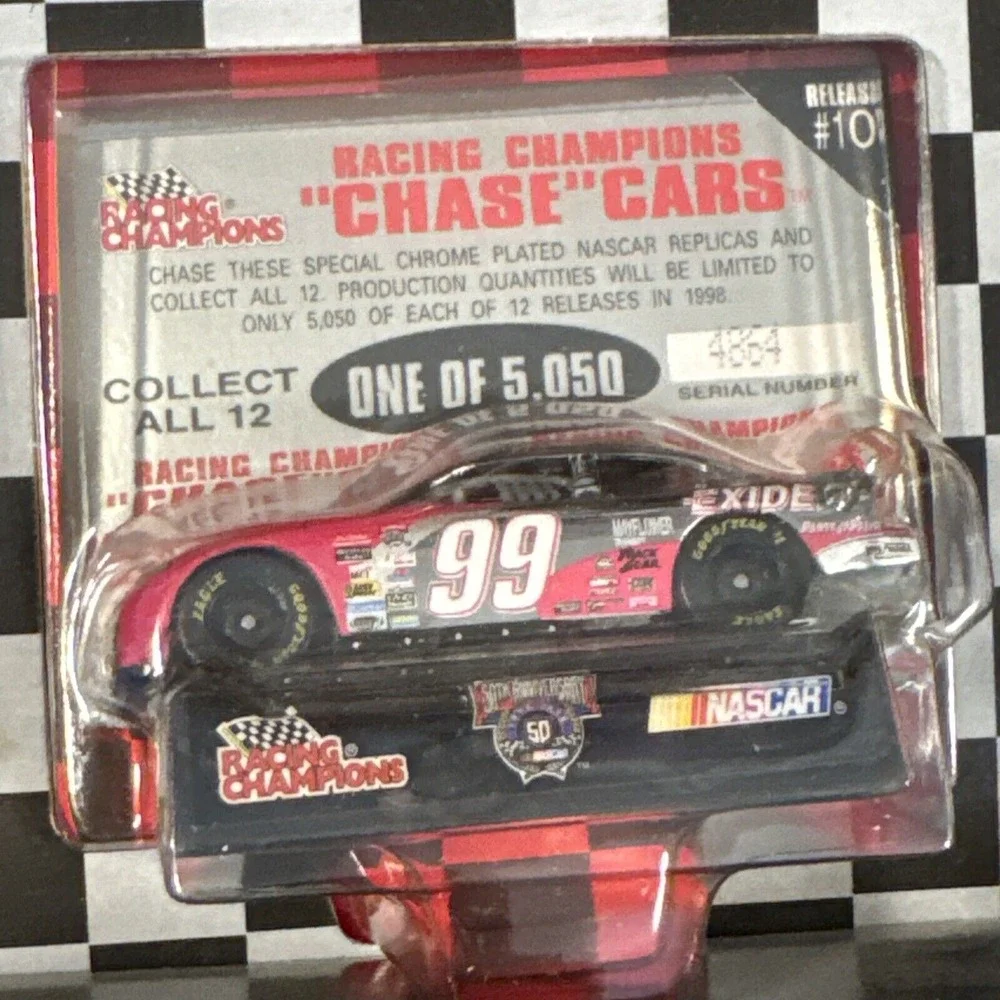 NASCAR Chase Car Collection‎ 12 Total Cards 1998 Racing Champions 50th Anniv.